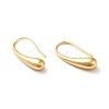 Brass Teardrop Dangle Earrings for Women ZIRC-Q201-03G-1