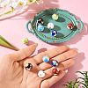 12Pcs 6 Colors Handmade Porcelain Beads PORC-TA0001-51-6