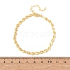 Brass Link Chain Bracelets for Women BJEW-C140-13G-5