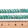 Electroplate Opaque Glass Beads Strands EGLA-N022-05B-A03-4