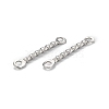 Tarnish Resistant 304 Stainless Steel Link Connectors LS-STAS-Z034-18A-P-2