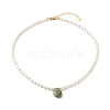 Pearl Beaded Necklace NJEW-JN03548-02-1