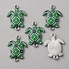 Zinc Alloy Enamel Connector Charms FIND-WH0136-19B-1
