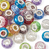 66Pcs 11 Colors Rondelle Resin European Beads RPDL-TA0001-03-3