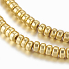 Non-magnetic Synthetic Hematite Beads Strands G-P338-26B-2x3mm-MG-1