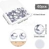 Fingerinspire 1 Box 60Pcs Self-Adhesive Acrylic Rhinestone Stickers DIY-FG0001-84B-2