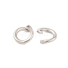 Tarnish Resistant 304 Stainless Steel Jump Rings STAS-R049-6x1mm-3