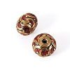 2Pcs Handmade Tibetan Style Beads KK-TA0008-43-2