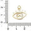 Brass Micro Pave Cubic Zirconia Pendants KK-H255-02A-G03-3