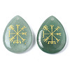 Natural Green Aventurine Pendants G-T122-72I-2