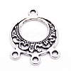 Tibetan Style Alloy Chandelier Components Links PALLOY-WH0085-72-2
