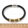 Braided Microfiber Leather Cord Bracelets BJEW-Q010-02A-5