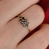 Flower 925 Sterling Silve Micro Pave Cubic Zirconia Finger Rings FS-WG7A18F-04-1