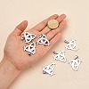 Boy Jewelry Original Color 201 Stainless Steel Triangle Knot Pendants STAS-I032-228-4