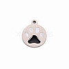 304 Stainless Steel Enamel Charms LS-STAS-Q242-039C-1