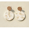 Acrylic Dangle Stud Earrings FS-WG5876E-05-1