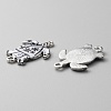 Zinc Alloy Enamel Connector Charms LS-FIND-WH0136-19G-2