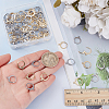 100Pcs 2 Colors 304 Stainless Steel Leverback Earring Findings STAS-ME0001-23-3