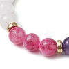 4Pcs 4 Styles Natural Gemstone Beads Stretch Bracelets Sets BJEW-JB11010-5