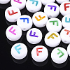 Initial Acrylic Beads X-OACR-E001-20F-1