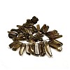 Irregular Strip Natural Smoky Quartz Graduated Beads Strands G-P064-03-2