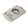 Non-Tarnish 304 Stainless Steel Pendants LS-STAS-C098-01B-P-2