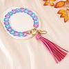 Chain Link Wristlet Keychain HJEW-SW00014-04-3