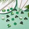 35Pcs 7 Styles Saint Patrick's Day Alloy Enamel Pendants ENAM-CJ0005-45-6