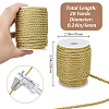 20 Yards 3-Ply Cotton Cord OCOR-WH0086-16B-2