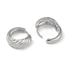 Brass Hoop Earrings for Women EJEW-L292-002P-2