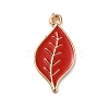 Thanksgiving Day Theme Alloy Enamel Pendants ENAM-M002-03G-08-1