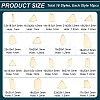 180Pcs 18 Styles Sew On Mirror Rhinestones DIY-PH0021-94-4