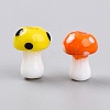 Mushroom Handmade Lampwork Beads Strands LAMP-R116-03A-2