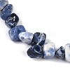 Natural Sodalite Nuggets Beads Strands G-B125-A18-01-3