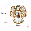 Angel DIY Diamond Painting Keychain Kits PW-WGE336E-01-5