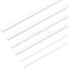 Olycraft ABS Plastic Square Solid Bar Rods DIY-OC0008-27-1