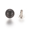 ABS Plastic Imitation Pearl Rivet Studs KY-L076-A-02-4