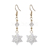 Glass Seed Beads Dnagle Earrings EJEW-MZ00501-01-2