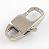 Polished 316 Surgical Stainless Steel Lobster Claw Clasps X-STAS-R072-34-2