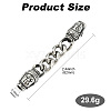 304 Stainless Steel Ends with Chain FIND-CJC0012-141D-2