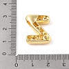 Brass Micro Pave Clear Cubic Zirconia Pendant KK-Z046-01G-Z-3