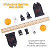 SUPERFINDINGS 16Pcs 8 Style Halloween Theme Plastic Figurines DJEW-FH0001-19-2