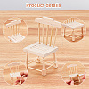 Mini Wooden Chairs DJEW-WH0042-03A-4