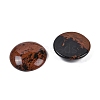 Natural Mahogany Obsidian Cabochons G-H1596-FR-25mm-22-2