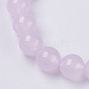 Natural Jade Beaded Stretch Bracelet BJEW-P213-24-8mm-2