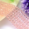 Imitation Austrian Crystal Bead Strands G-M181-4mm-30A-1