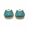 Alloy Enamel Charms X-ENAM-T011-95C-NR-2