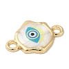 Zinc Alloy Enamel Connector Charms ENAM-Z013-03C-2