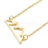 304 Stainless Steel Alps Pendant Necklaces X-NJEW-Z001-01G-1