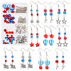 SUNNYCLUE Independence Day Theme Drop Earring DIY Making Kit DIY-SC0018-27-1